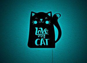 Love my cat – Mekanlar İçin Neon Led