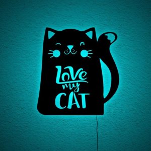 Love my cat – Mekanlar İçin Neon Led
