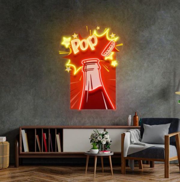 PopArt Coke - Mekanlar İçin Neon Led