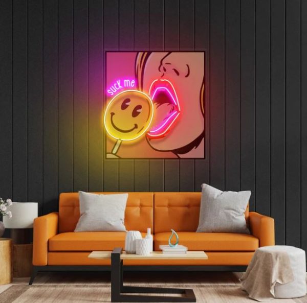 Sck Me Lollipop - Mekanlar İçin Neon Led
